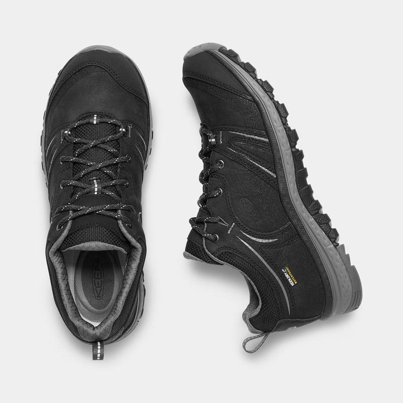 Keen Terradora Deri Waterproof - Kadın Trekking Ayakkabısı - Siyah - Türkiye (609234WBF)